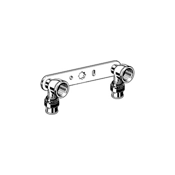 Przyłącze grzejnika VIEGA 67241 brąz 16mm x 1/2''