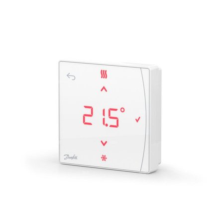 Regulacja ogrzewania podłogowego, Danfoss Icon2™, Termostat pokojowy, Dołączany