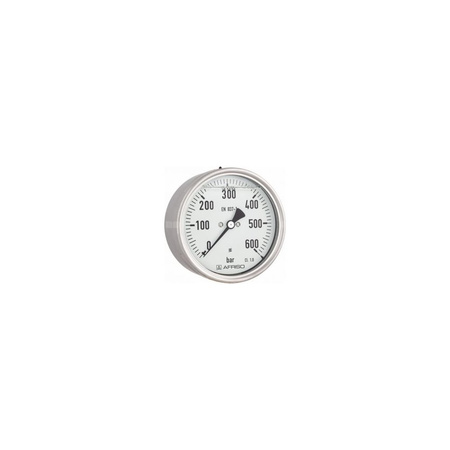 Manometr z rurką Bourdona AFRISO RF glicerynowy 0/400 bar G1/2B radialne fi 160 mm, kl. 1,0%