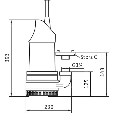 Pompa zanurzeniowa do ścieków WILO EMU KS 8 ES SVA+V żeliwo 1 x  230 V, moc 1.1 W 50 Hz