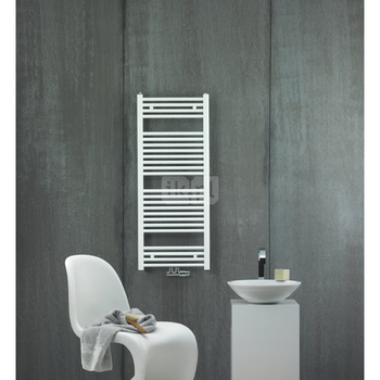 Grzejnik drabinkowy ZEHNDER Aura, wym. 1217 x 500 mm, kolor biały RAL9016, moc 511W