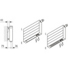 Kermi ściana grzewcza HHV22 700x122x3200 pozioma,RAL9016,6bar,z osłoną,prawa,L540