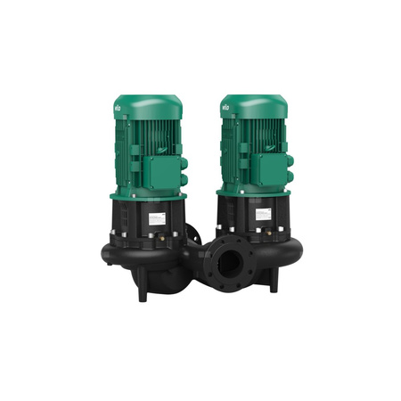 Pompa obiegowa WILO CronoTwin-DL 32/150-2,2/2-S1 typu in-line z silnikiem znormalizowanym 50 Hz, moc silnika 2.2kW 4.5 A 2900 obr/min, wlot Kołnierz DN 32