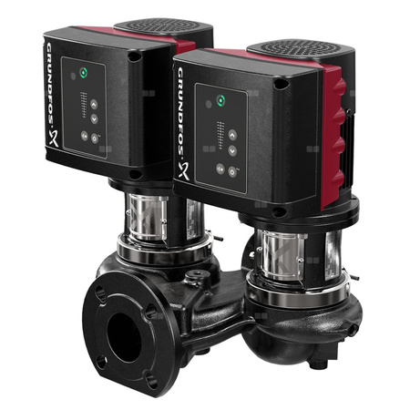 Pompa obiegowa GRUNDFOS TPE2 D 80-150 typu in-line z silnikiem znormalizowanym 50/60 Hz, moc silnika 1.5kW 2.82 A PN 6 3400 obr/min