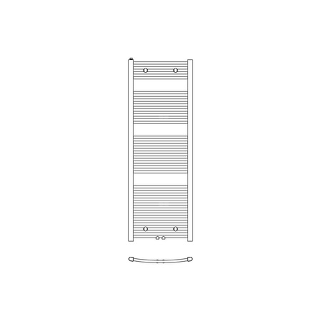 Grzejnik drabinkowy KERMI B20, wym. 1789 x 590 mm, kolor biały, moc 945W