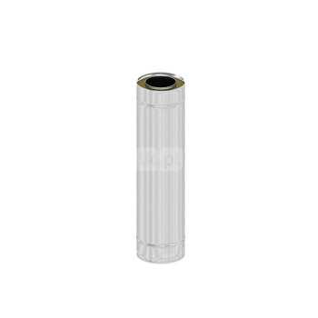 Rura prosta izolowana RICOM ENERGY stal nierdzewna 160, długość 960 mm