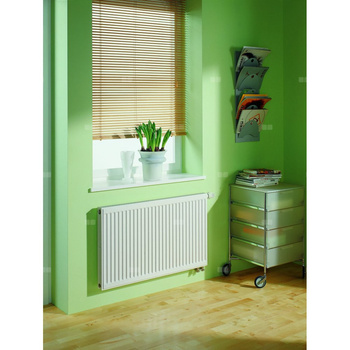Grzejnik płytowy typ 33 KERMI X2 Profil-V, lewy, z osłonami wym. 750 x 600 mm, kolor biały, moc 1587 W