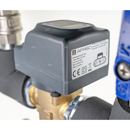 Zespół powrotu do pompy ciepła AMB Lite z zaworem przełączającym AZV, separatorem zanieczyszczeń ADS 181, DN25, przyłącza G1 1/4"