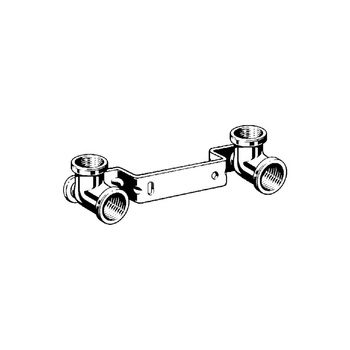 Uchwyt montażowy ścienny VIEGA 944780, rozstaw 150 mm, GW, 1/2'' x 1/2''