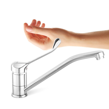 Bateria zlewozmywakowa stojąca FERRO ALGEO MEDICO, kolor chrom