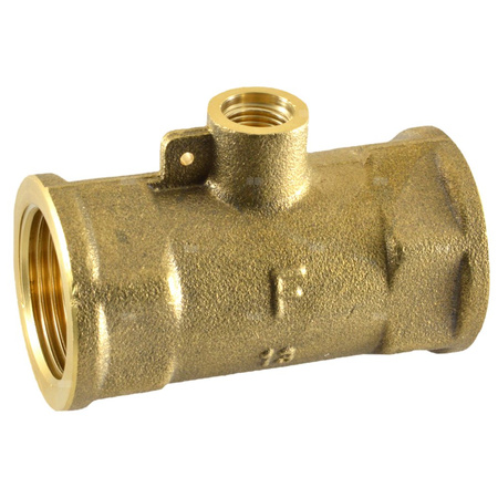 Trójnik FERRO mosiądz 3/4'' x 1/4'' x 3/4'' GW