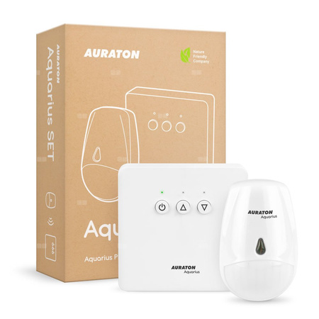 AURATON Aquarius SET - Bezprzewodowy sterownik pompy cyrkulacyjnej w układzie C.W.U aktywowany czujnikiem ruchu  (zestaw)