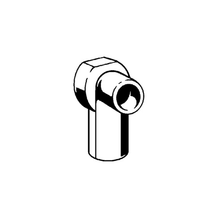 Izolacja naścienna VIEGA 21415 (model pojedynczy) tworzywo sztuczne, kolor czarny