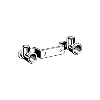 Uchwyt montażowy ścienny VIEGA 94476EX, rozstaw 120 mm, GW x lut wewnętrzny, 3/8'' x 12mm