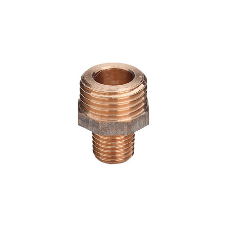 Nypel przejściowy VIEGA 3247 jednoczęściowy, brąz / brąz, 1/4'' x 3/8'' (gz x gz)
