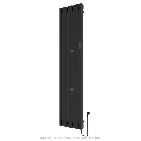 GRZEJNIK ELEKTRYCZNY KAGA SMART AIR ELECTRO KAGED-20/160C31L NATYNKOWE LEWE C31 BLACK MAT