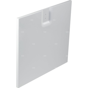 Drzwi Koło Twins do dolnej szafki pod umywalkę, z jednymi drzwiami: Czarny / Matowy, Szerokość umywalki=50cm