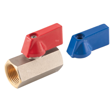 Zawór kulowy FERRO F-COMFORT 3/8'' GW, uchwyt: motylek