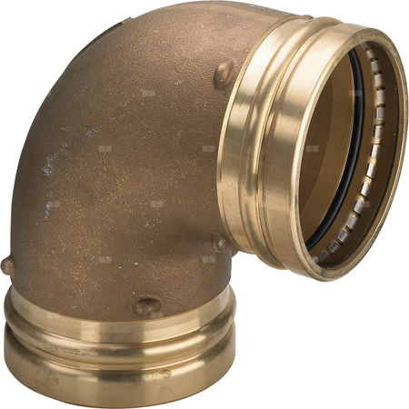 Łuk Sanpress 90' VIEGA 2216LF, brąz / brąz, 88,9 mm (mw x mw)