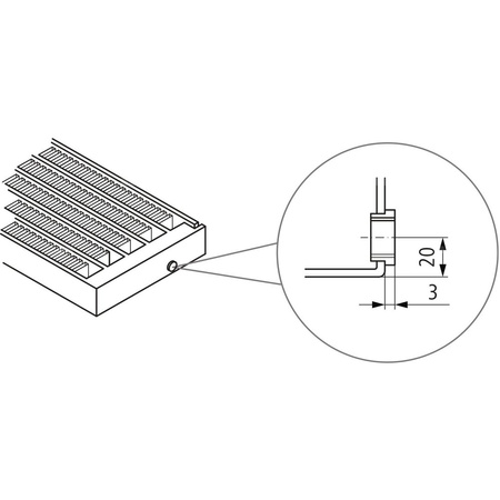 Konwektor Kermi V-Kon S Typ55 BH280x316x1400mm QN4018, weiß, 6 bar, m. Abd., Vent. re