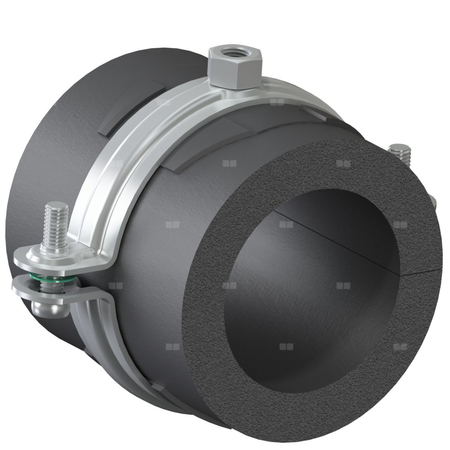 Obejma mocująca chłodu NICZUK LX13 54 mm gr. izol. 13mm (ocynk galwaniczny)