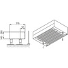 Konwektor Kermi Kon m. Str. Typ55 BH140x316x5600mm QN10058,weiß,6bar,o. Abd.,AB Uni.
