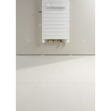 Kermi TABEO-V 1437x101x500mm QN 767, RAL9016, zawór po lewej