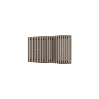 Grzejnik żeberkowy INSTAL-PROJEKT TUBUS 3, podłączenie dolne/v50 568 x 804 mm, kolor biały/white mat, moc 896 W