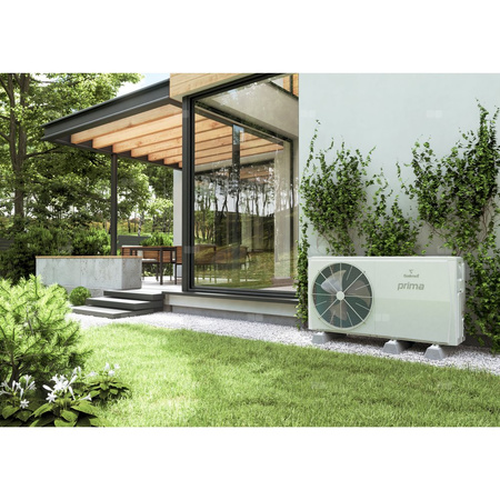 Hybrydowy system grzewczy: pompa ciepła PRIMA 1F R32 10GT (typu MONOBLOK) + zbiornik  kombinowany  SG(K) COMPLETE 250/110 l  + zawór trójdrogowy + komplet elektryczny + centrala Sinum Lite