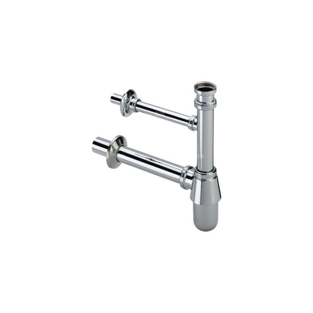 Syfon butelkowy mosiądz chrom., nr wzoru 5753.02 G: 1¼ DN: 32