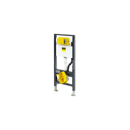 Prevista Dry-stelaż WC regulacja wysokości zawieszenia ceramiki sanitarnej z przyłączem do WC myjącego 1120 mm stal, PE, nr wzoru 8521 H zab.: 1120 B: 500 z regulacją wysokości: 330–390