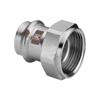 Dwuzłącze VIEGA 1763, stal nierdzewna / stal nierdzewna, 22 mm x 1 1/4'' (zw x gw)