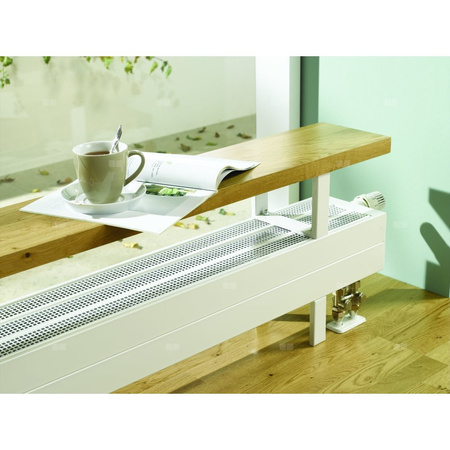 Konwektor Kermi V-Konvektor Typ43 BH140x194x800mm QN948, weiß, 6 bar, o. Abd., Vent. re