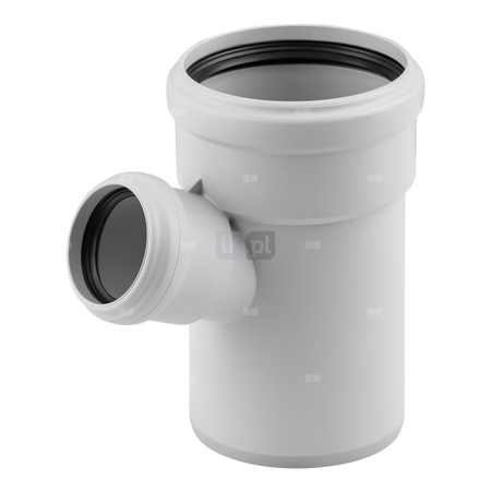 Trójnik MAGNAPLAST SKOLAN safe dBEA 67' PP DN 70 x DN 56 x DN 70 (ww x ww x wz), kolor biały