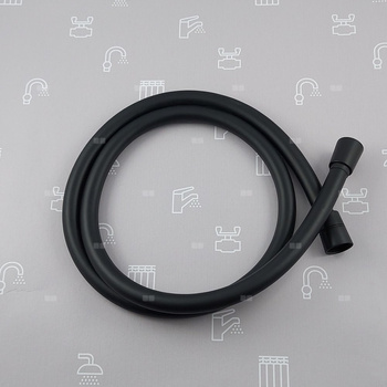 WĄŻ NATRYSKU L1200 MM DO BAT. BIDETOWEJ PODTYNKOWEJ LOGON, MOZA, BLACK