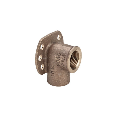 Kolano ze złączką naścienną 90' VIEGA 94471G jednoczęściowy, brąz / brąz, 1'' x 28 mm (gw x gw)