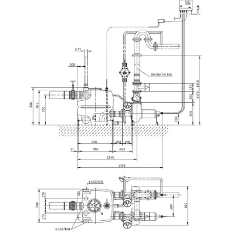 Pompa do ścieków WILO DrainLift XXL 50 Hz / 24.67 m³/h / 2.7 W
