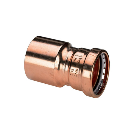 Złącze Profipress VIEGA 24151XL redukcja jednoczęściowy, Cu / Cu, 64 mm x 54 mm (kw x mz)