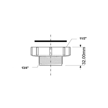 Redukcja zewnętrzno-wewnętrzna 11/2"x13/4"