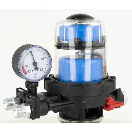 Filtr olejowy AFRISO FloCo-Top-2CM Optimum MC-18 zintegrowany z odpowietrznikiem fi 3/8'' x 3/8'' GW x GZ, z wkładem opticlean, maks. przepływ 100 l/h