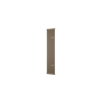 Grzejnik żeberkowy INSTAL-PROJEKT TUBUS 2, podłączenie dolne/v50 568 x 394 mm, kolor biały/white mat, moc 285 W