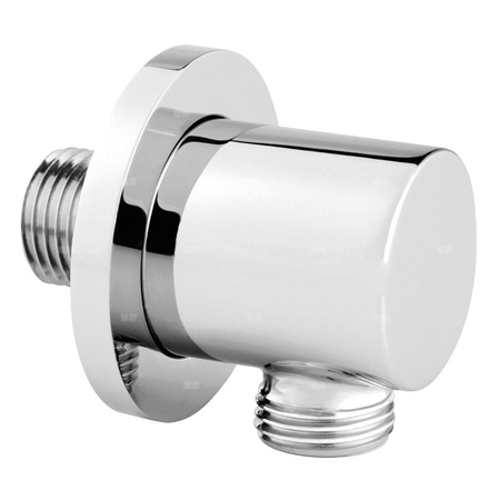 Przyłącze kątowe G1/2 do węża natryskowego, chrom