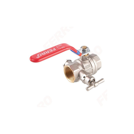 Zawór kulowy FERRO F-POWER 3/4'' GW, uchwyt: dźwignia