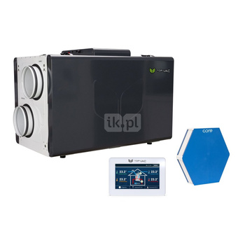 Centrala wentylacyjna TopVAC 450HCF z odzyskiem ciepła i wilgoci z wymiennikiem ENTALPICZNYM