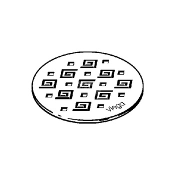 Ruszt do odpływu prysznicowego Stal nierdzewna VIEGA 49631