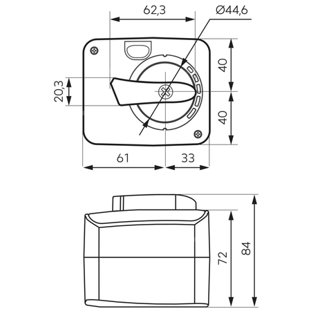 Siłownik elektryczny 230V do zaworów mieszających