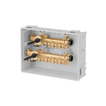 Rozdzielacz z głównymi zaworami odcinającymi