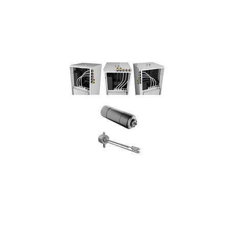 Pakiet - Pompa ciepła powietrze-woda split ARISTON NIMBUS COMPACT 150 S-T NET R32 11 kW 400 V + Moduł naścienny SENSYS HD + Zasobnik c.w.u. 180 l (zintegrowany) + Moduł komunikacji internetowej (aplikacja Ariston Net)