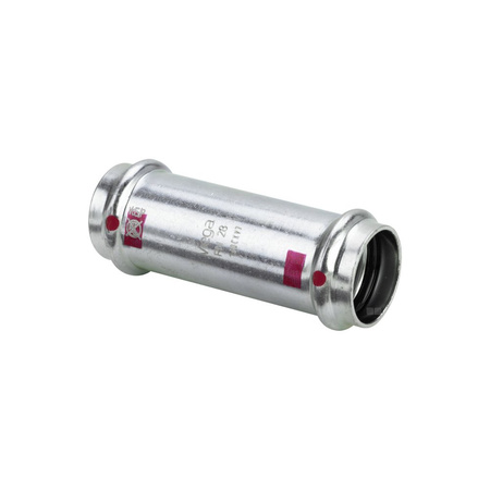 Mufa Prestabo VIEGA 11155 jednoczęściowy, stal (ocynk galwaniczny/elektrolityczny) / stal (ocynk galwaniczny/elektrolityczny), 76.1 mm x 54 mm (mz x mz), 136 mm