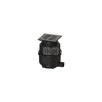 Wpust podwórzowy DN 100, z syfonem , ruszt kl.A, system 400